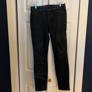 Level 89 Black Shiny Pant